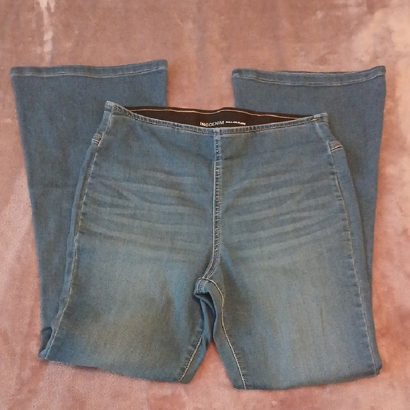 INC Denim Pull-on Flare Leg Jeans - Picture 5 of 5